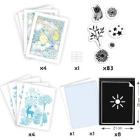 Set pentru creatie Djeco Cyanotypes: Au Clair De La Lune (DJ09342) imaginea #4 — magazin online Desire.md