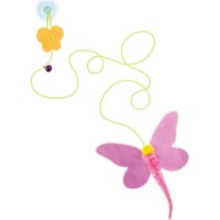 Jucărie pentru pisici Record Butterfly Pink (6133.6)