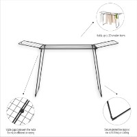 Uscător de rufe Brabantia Hangon Too 22m Black Matte imaginea #4 — magazin online Desire.md