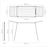 Uscător de rufe Brabantia Hangon Too 22m Black Matte imaginea #6 — magazin online Desire.md