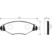 Set placute frână HI-Q SP1179 imaginea #2 — magazin online Desire.md