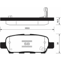 Set placute frână HI-Q SP1184 imaginea #3 — magazin online Desire.md