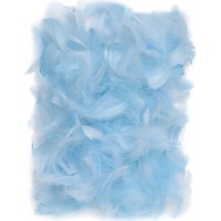 Material pentru artizanat DPCraft Feathers Light Blue (CEPI-017)