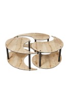 Журнальный столик Hanah Home Yin Yang 3 70 Oak фото №5 — интернет-магазин Desire.md
