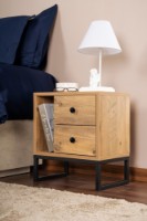 Noptieră Hanah Home Glimmer Atlantic Pine/Black imaginea #1 — magazin online Desire.md