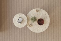 Set măsuţe cafea Hanah Home Private Travertine/Walnut imaginea #3 — magazin online Desire.md