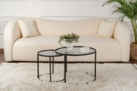 Set măsuţe cafea Hanah Home Black-Grey 60 42 imaginea #2 — magazin online Desire.md