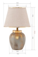 Veioză birou Opviq TM275 Cream/Gold imaginea #5 — magazin online Desire.md