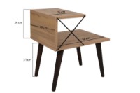 Noptieră Hanah Home Cross Pine imaginea #12 — magazin online Desire.md