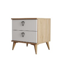 Noptieră Hanah Home Versa-Ce 3636 Oak/White imaginea #4 — magazin online Desire.md