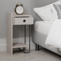 Noptieră Hanah Home Sirius Left Mocha imaginea #2 — magazin online Desire.md
