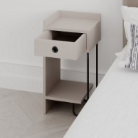 Noptieră Hanah Home Sirius Left Mocha imaginea #3 — magazin online Desire.md