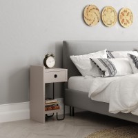 Noptieră Hanah Home Sirius Left Mocha imaginea #4 — magazin online Desire.md