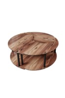 Журнальный столик Hanah Home Yin Yang 3 70 Walnut фото №5 — интернет-магазин Desire.md