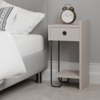 Noptieră Hanah Home Sirius Right Light Mocha