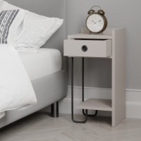 Noptieră Hanah Home Sirius Right Light Mocha imaginea #2 — magazin online Desire.md