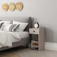 Noptieră Hanah Home Sirius Right Light Mocha imaginea #4 — magazin online Desire.md