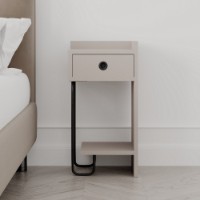 Noptieră Hanah Home Sirius Right Light Mocha imaginea #5 — magazin online Desire.md