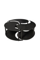 Журнальный столик Hanah Home Yin Yang 3 70 Black фото №5 — интернет-магазин Desire.md