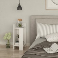 Noptieră Hanah Home Elos Left White