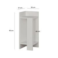 Noptieră Hanah Home Elos Left White imaginea #6 — magazin online Desire.md