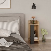 Noptieră Hanah Home Elos Right Oak/Anthracite