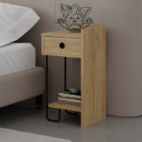 Noptieră Hanah Home Sirius Right Oak imaginea #4 — magazin online Desire.md