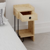 Noptieră Hanah Home Sirius Right Oak imaginea #7 — magazin online Desire.md