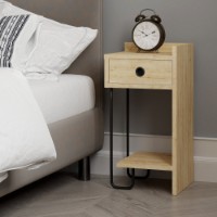 Noptieră Hanah Home Sirius Right Oak imaginea #9 — magazin online Desire.md