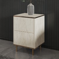 Noptieră Hanah Home Imaj Travertine/Gold imaginea #3 — magazin online Desire.md