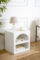 Noptieră Hanah Home Lorin White imaginea #2 — magazin online Desire.md