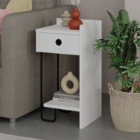 Noptieră Hanah Home Sirius Right White imaginea #2 — magazin online Desire.md