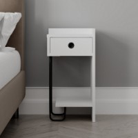 Noptieră Hanah Home Sirius Right White imaginea #5 — magazin online Desire.md