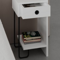 Noptieră Hanah Home Sirius Right White imaginea #9 — magazin online Desire.md