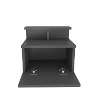 Noptieră Hanah Home Alice Anthracite imaginea #7 — magazin online Desire.md