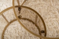 Набор журнальных столиков Hanah Home Aurum 60 42 Gold/Bronze фото №5 — интернет-магазин Desire.md