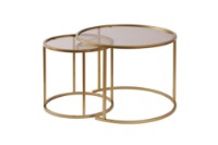 Набор журнальных столиков Hanah Home Aurum 60 42 Gold/Bronze фото №6 — интернет-магазин Desire.md