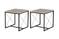 Set măsuţe cafea Hanah Home Defne Black/Travertine imaginea #9 — magazin online Desire.md