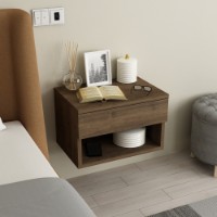 Noptieră Hanah Home Rıbes Walnut