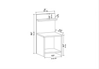 Noptieră Hanah Home Ullman Oak imaginea #6 — magazin online Desire.md