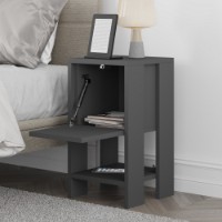 Noptieră Hanah Home Ema Anthracite imaginea #2 — magazin online Desire.md