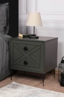 Noptieră Hanah Home Luna Anthracite imaginea #2 — magazin online Desire.md