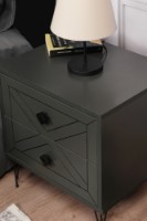 Noptieră Hanah Home Luna Anthracite imaginea #3 — magazin online Desire.md