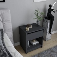 Noptieră Hanah Home Sheridan Anthracite imaginea #3 — magazin online Desire.md