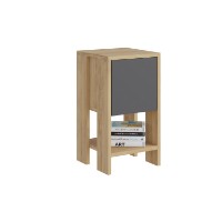 Noptieră Hanah Home Ema Oak/Anthracite imaginea #3 — magazin online Desire.md