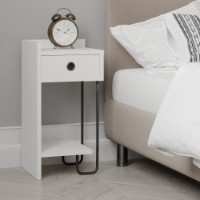 Noptieră Hanah Home Sirius Left White v2 imaginea #6 — magazin online Desire.md