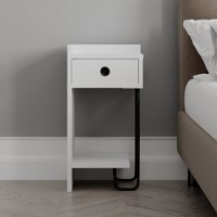 Noptieră Hanah Home Sirius Left White v2 imaginea #7 — magazin online Desire.md