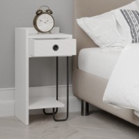 Noptieră Hanah Home Sirius Left White v2 imaginea #8 — magazin online Desire.md