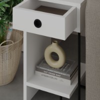 Noptieră Hanah Home Sirius Left White v2 imaginea #9 — magazin online Desire.md