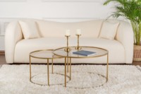 Набор журнальных столиков Hanah Home Aurum 80 60 Gold/Bronze фото №2 — интернет-магазин Desire.md